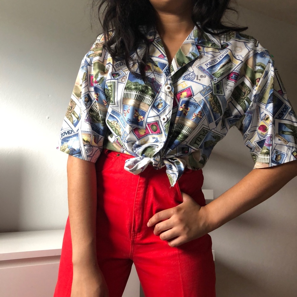 Vintage Postcard Shirt